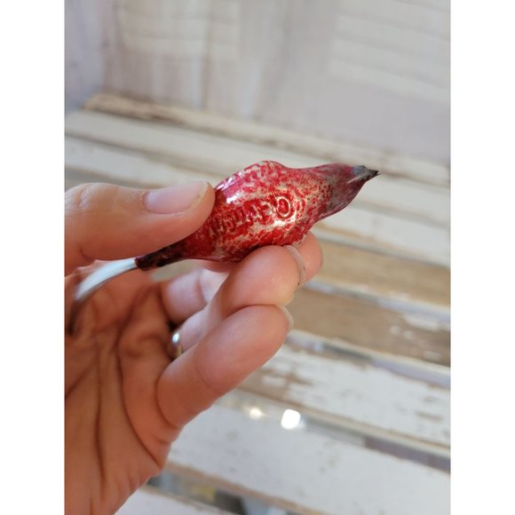 Antique bird AS IS Germany ornament German clip - Picture 7 of 9